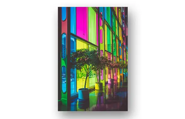 Colorful Windows Wartezimmerbild 1 Colorful Windows Wartezimmerbild
