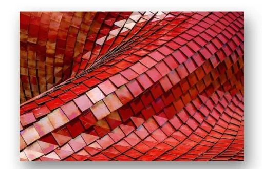 Modern Art Roof Red Wartezimmerbild