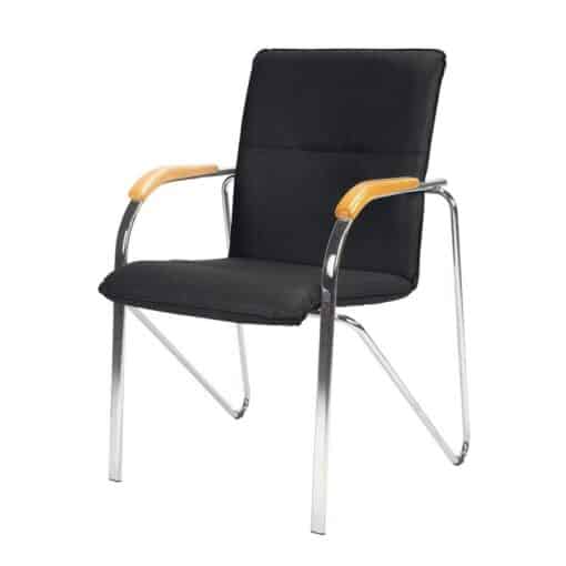 2x Nowy Styl Besucherstühle Samba schwarz Kunstleder - Image 4