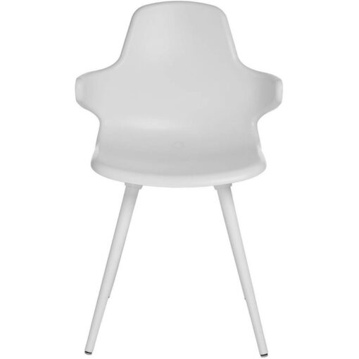 2 Topstar Schalenstühle T2020 mit Armlehnen FZ11SS-2 weiss Kunststoff - Image 7