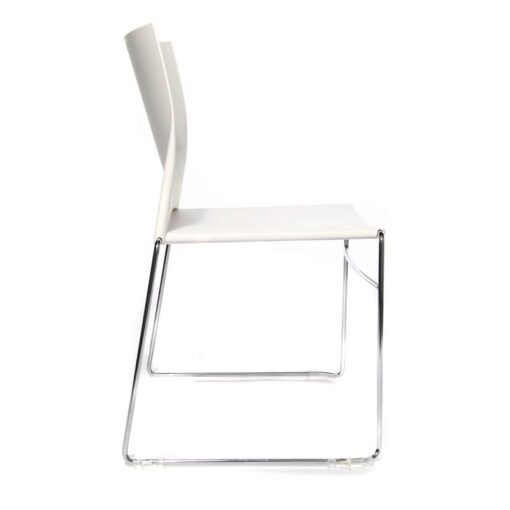 4 Topstar Besucherstühle W-Chair CH490-0 weiß Kunststoff - Image 4