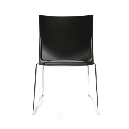 4 Topstar Besucherstühle W-Chair CH490-0 schwarz Kunststoff - Image 5